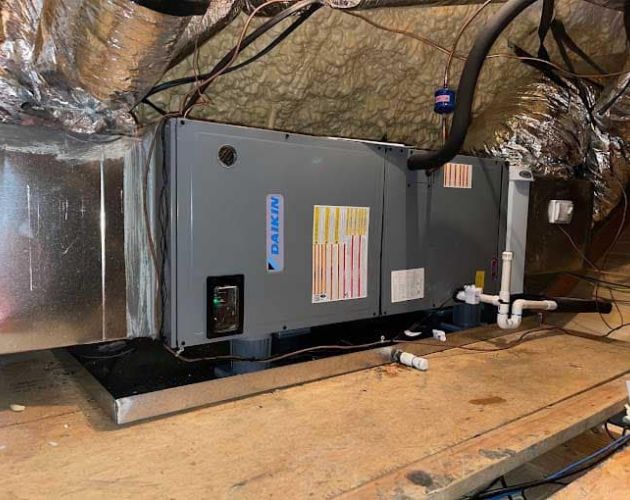 newly installed heating system Broken Arrow OK