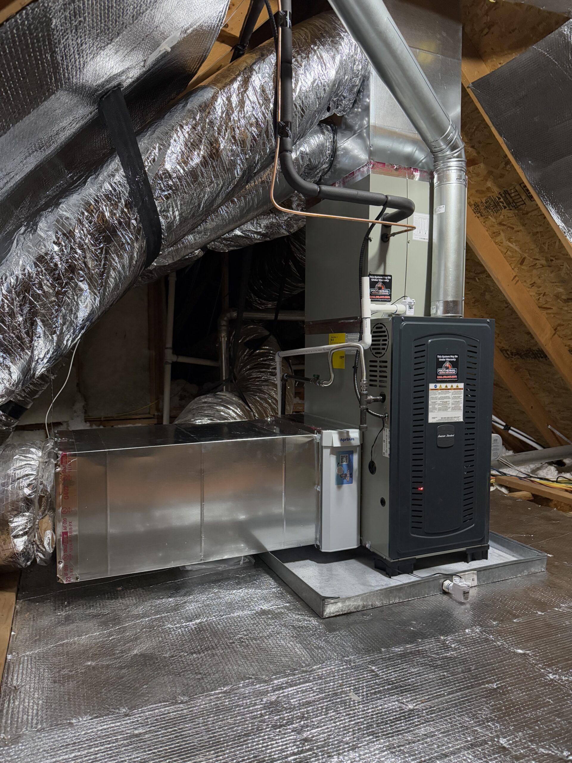 ductwork With installation by Prothermal