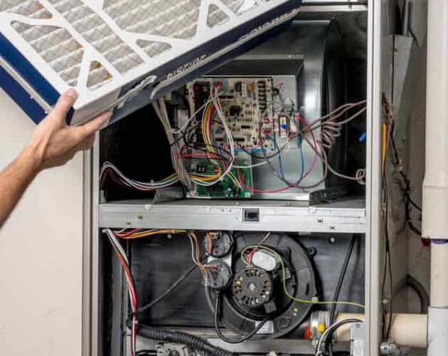 furnace being repaired Broken Arrow, OK