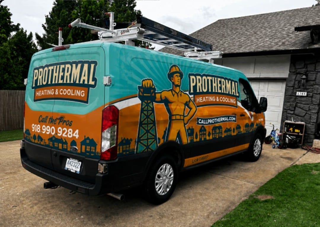 ProThermal Heating and Cooling branded service van